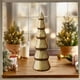 thumbnail image 4 of Adorno Navideño de Madera para Árbol de Navidad, Decoración de Escritorio para Interiores | Adorno Dorado de Madera, 34 X 11 Cm | Tamaño Ideal para Cualquier Árbol | Decoración para El Hogar y Casas, 4 of 7
