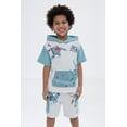 thumbnail image 2 of Teenage Mutant Ninja Turtles Donatello Raphael Leonardo French Terry Pullover Hoodie and Shorts Outfit Set Toddler to Big Kid, 2 of 5