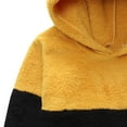 thumbnail image 3 of newwalpole Unisex Boys Girls Fleece Lined Sherpa Hoodie Kids Warm Winter Hoodies Pullover Hooded Sweatshirt Sweater Yellow for Size 3-4 Years, 3 of 7