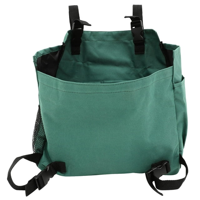 Milisten Sac de Rangement pour Tondeuse à Gazon Réglable 1 Pce avec Tissu Oxford Noir Premium pour Usage Extérieur