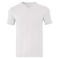 thumbnail image 2 of BXINGOHAI V Neck T Shirts Mens T Shirts Mens Pocket Tee Shirts Short Sleeve Mens Summer Shirts Mens Shirts V-Neck T-Shirts Today Deals White,M, 2 of 5