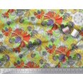 thumbnail image 3 of Soimoi Poly Georgette Fabric Flower Artistic Decor Fabric Printed Yard 42 Inch Wide, 3 of 3