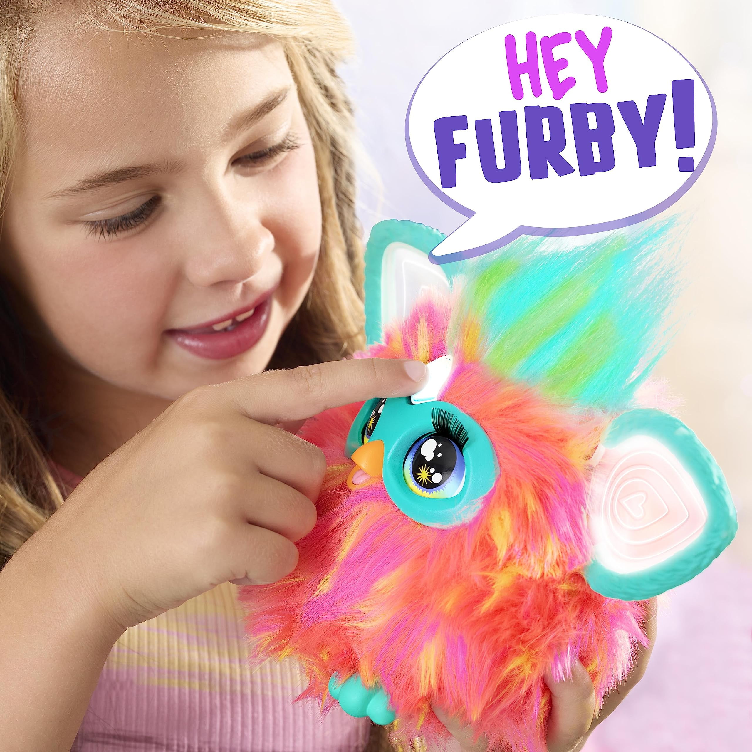 Furby Coral, 15 Fashion Accessories, Interactive Plush Toys for 6