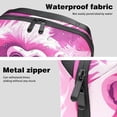 thumbnail image 4 of Monkey Travel Case Charger Pouch Hard Drive Bag Cable Organizer Desk Cord Travel Organizer Waterproof Oxford Fabric Electronic Digital Accessories Storage Bag Black 5.9x9.44x3.14 in, 4 of 6