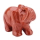 thumbnail image 1 of Figura de elefante de cristal tallado en piedra natural de 1,5 pulgadas, artículo decorativo para el hogar (#06), 1 of 11