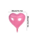 thumbnail image 3 of Sliver Heart Balloons,14 Inch Heart Shape Foil Balloons Love Balloons Valentine Balloons for Birthday Party Wedding Engagement Party Valentine Day Decorations, 3 of 6
