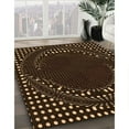 thumbnail image 2 of Ahgly Company Indoor Square Patterned Sienna Brown Area Rugs, 3' Square, 2 of 6