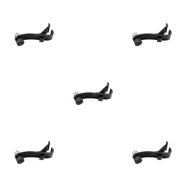 Bearachild Drum Accessories Percussion Clip Bracket Adjustable Support Black Shockproof Anti Rim Snare Instrument Microphone Shake Type2