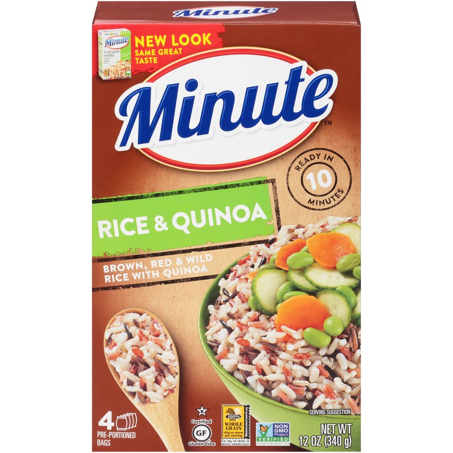 Minute Whole Grain Instant Rice & Quinoa, 12 Oz