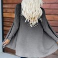 thumbnail image 2 of Vedolay Long Cardigans for Women Open Front Cardigan Sweaters Knit Coats for Women Gray,L, 2 of 5