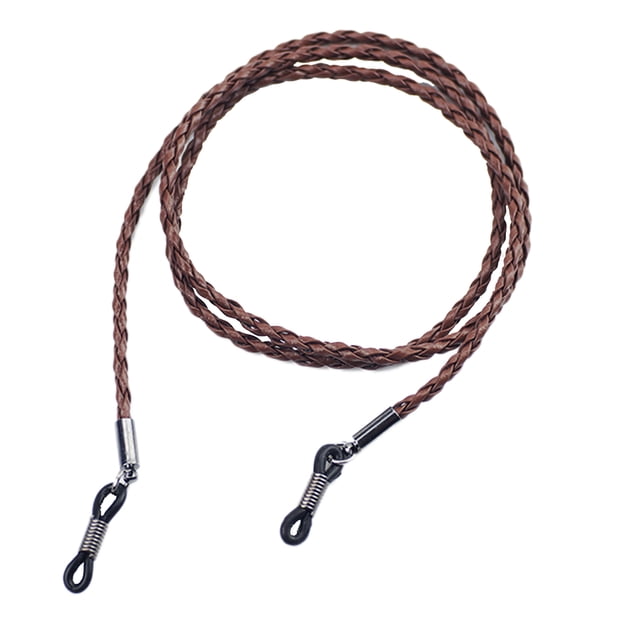 Miangastore 1Pcs Cordon de Lunettes Marron Antidérapant pour Activités Extérieures