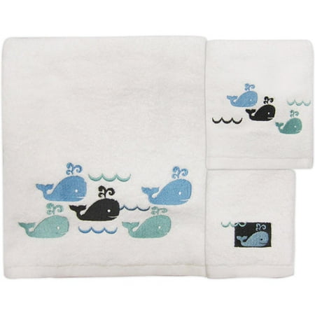 Whale Watch 3-Piece Towel Set