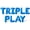 Blue, variant on Letter Balloons - TRIPLE PLAY 16" Inch Alphabet Letters Foil Mylar Balloon 3rd Birthday Party Banner (Red)