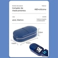 thumbnail image 2 of Pcs Cortr y Triturr de Pastillas 2 en 1 con Hoja de Acero Inoxidable. Partidor Preciso, Moledor Fino y Dispensr. Pastilleros Portátiles para Gestión de Medicamentos y Tabletas., 2 of 3