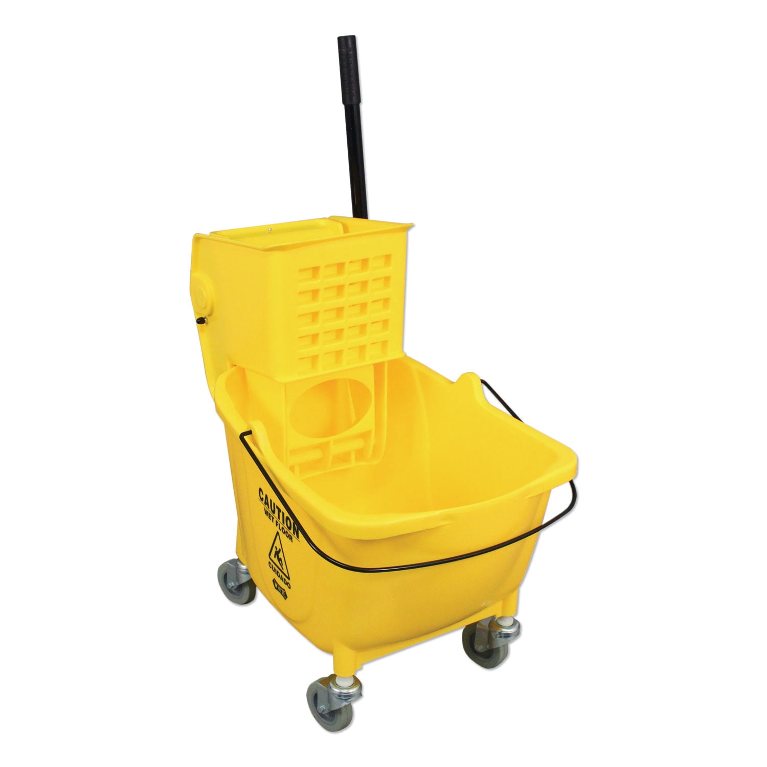 Impact Side-Press Wringer and Plastic Bucket Combo 12 to 32 oz Yellow 7Y26363Y