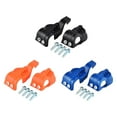 thumbnail image 4 of Baohd 2 Pcs Protection de Chaussure en Plastique pour Moto Apparence Bleue 1Ensemble, 4 of 6