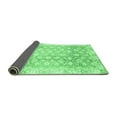 thumbnail image 2 of Ahgly Company Indoor Square Oriental Emerald Green Traditional Area Rugs, 7' Square, 2 of 4