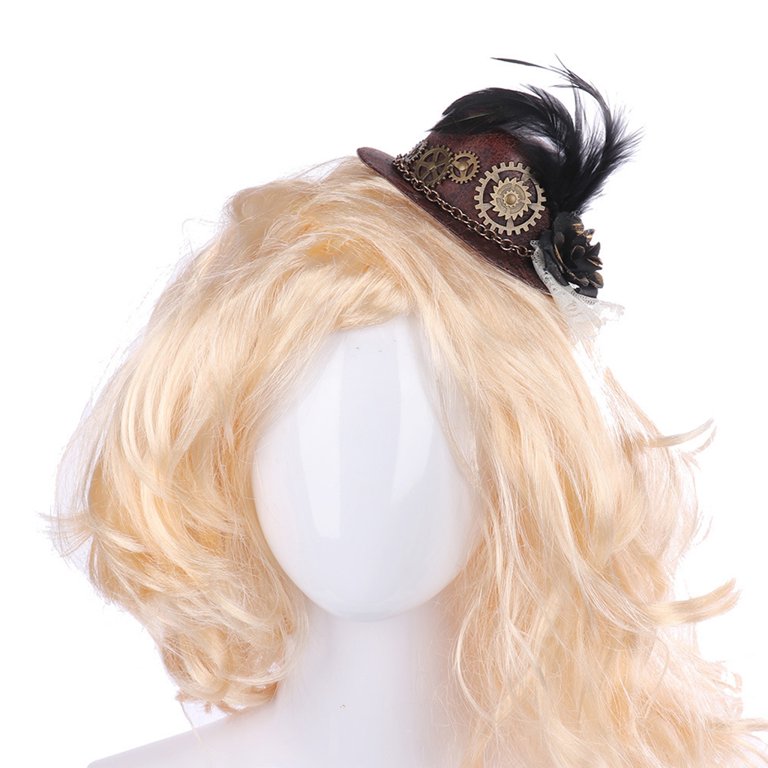 BPURB Steampunk Accessories Mini Top Hat for Women Headwear Halloween  Cosplay Costume