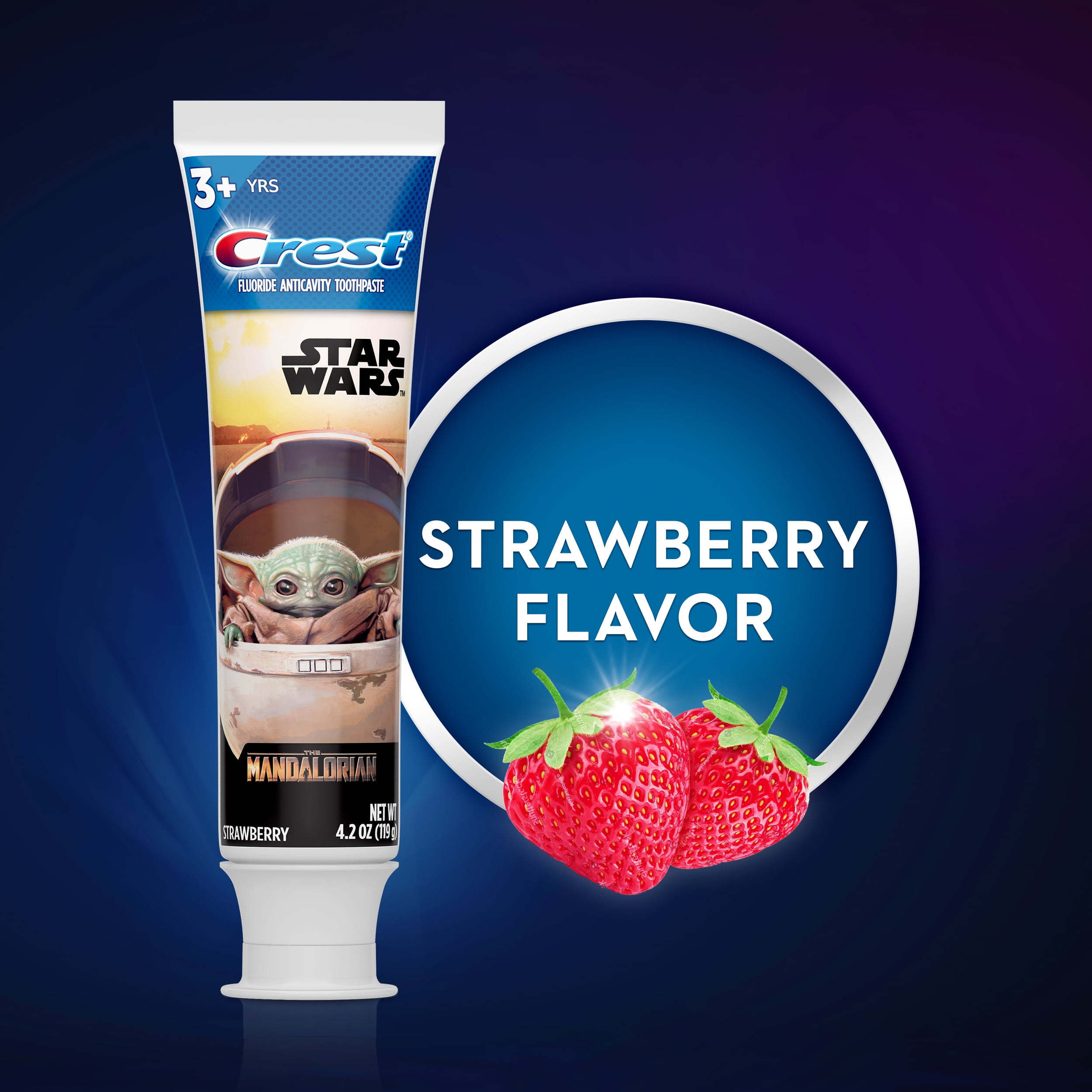 Crest Kid s Toothpaste featuring Star Wars The Mandalorian Strawberry 4.2 oz