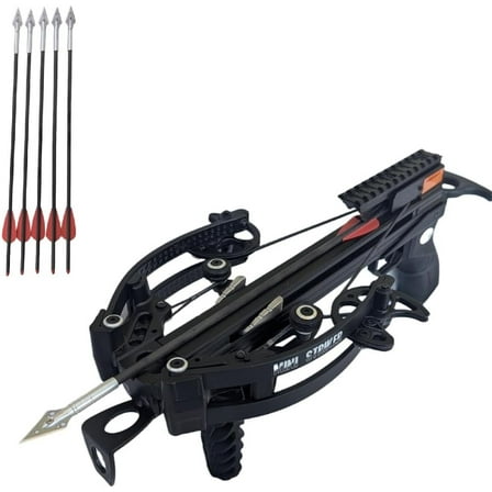 125lbs Mini Striker Fastest Forward Limb Pistol Crossbow with 5 hunting bolt pack