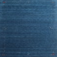 thumbnail image 1 of Ahgly Company Machine Washable Indoor Square Contemporary Lapis Blue Area Rugs, 3' Square, 1 of 7