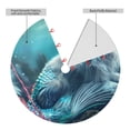 thumbnail image 2 of Sikiie Cat Underwater Fantasy 30-48 inches {designName} Print Christmas Tree Skirt Snowman Xmas Tree Skirt with Edge Christmas Decorations for Holiday Party-30", 2 of 7