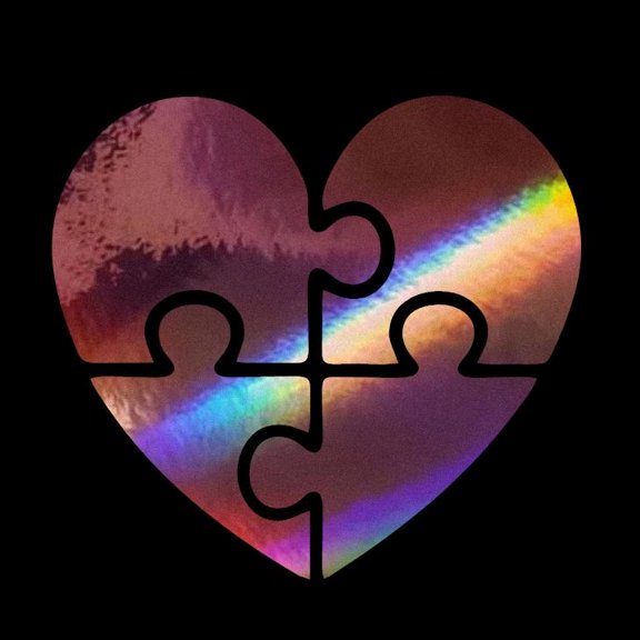 Autism Puzzle Piece Heart Vinyl Decal Sticker UV & Waterproof Bumper Window Laptop Automotive Water Bottle Gift accessories – ROSE GOLD HOLO 5"