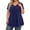 328#Navy, variant on Womens Plus Size Tops Basic Summer Shirts Short Sleeve V Neck Tunics Casual T-Shirt Loose Fits Dark Gray 2XL