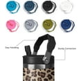 thumbnail image 3 of 30 oz Tumbler With Handle,Leopard Print Skinny Vacuum Insulated Tumbler With Flip Straw,Cute Cheetah Print Cups Water Bottle CoffeeTravel Tumbler, Leopard Decor/Accessories for Women, 3 of 6