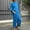 Blue, variant on Women Fashion Casual Solid Color Shirt High Waist Loose Pocket Pant Two Piece Top And Bottom Set Casual Pantsuit for Women Snow Suit Women plus Size Pant Suit Bridesmaid Jumpsuit for Women Women's