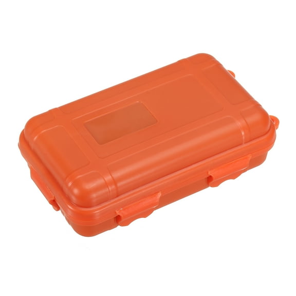 Uxcell Billiard Accessories Storage Box Chalk Case Bag Waterproof Coin Purse, Orange