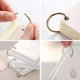 thumbnail image 4 of 100 Pieces Loose Leaf Binder Rings, 0.75" Diameter, Nickel Plated Metal Office Book Rings Key Rings, 4 of 4