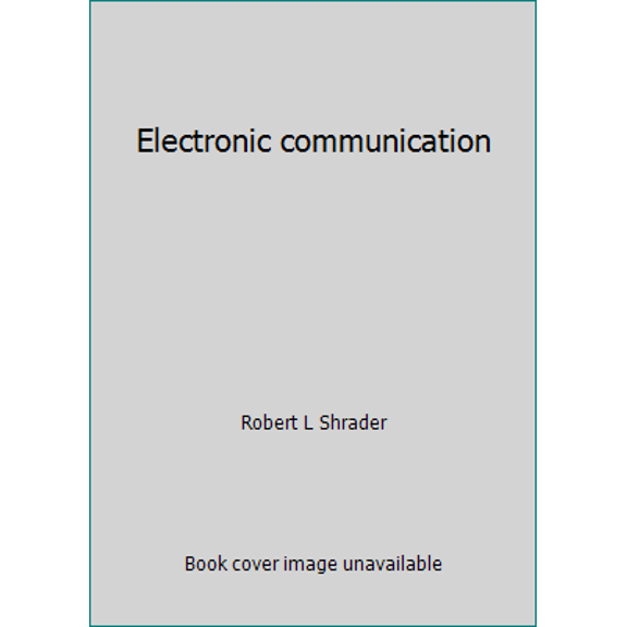 Pre-Owned Electronic communication (Hardcover) 0070571511 9780070571518