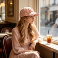 thumbnail image 3 of 2026 Marine Life Printed Baseball Cap, Ocean Creatures Embroidery Cap, Garden Morning Baseball Cap,Adjustable Lightweight Casual Soft Cotton Sun Hat for Women(Crab), 3 of 7