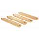 thumbnail image 3 of Vías de tren de madera BRIO World 33341-4 piezas de largo y rectas, 3 of 4