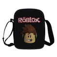 thumbnail image 2 of Roblox bolso de hombro con estampado de juegos para estudiantes, mochila a todo color, bolso de hombro doble, bolso de viaje, bolso de mensajero, regalo de cumpleaños, 2 of 4