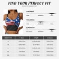 thumbnail image 5 of KLL Shark With USA Flag for Workout Tank Tops for Women,U Back Fitness Top Built in Shelf Bras Padded Fit for Yoga Gym-Medium, 5 of 8