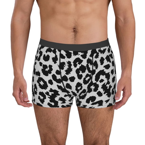 Fotbe Similar To Leopard Print Calzoncillos Tipo Boxer con Bolsa de Soporte Total para Hombre, X-Temp Fresco, Transpirable y de Secado Rápido-Large