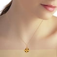 thumbnail image 2 of Galaxy Gold 14K Rose Gold Citrine and Garnet Pendant Necklace - November Birthstone - Warmth & Prosperity - 16" to 24" - Fine Jewelry for Women, 2 of 2