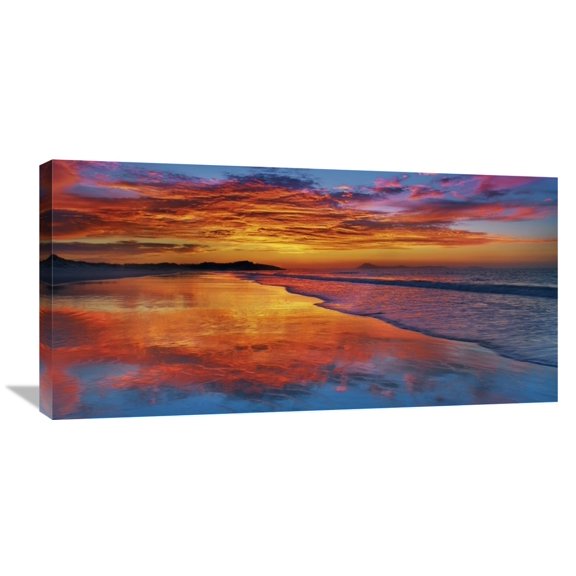 Global Gallery Frank Krahmer,'Sunset, North Island, New Zealand' Stretched Canvas Artwork