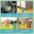 thumbnail image 4 of Baby Potty, Folding Children's Toilet, Blue Yellow Trainer Potty T, convenient and easy to use, 4 of 5