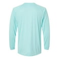 thumbnail image 2 of Paragon Long Islander Performance Long Sleeve T-Shirt, Aqua Blue - 2XL, 2 of 2