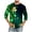 Shirt - A01 Black, variant on St Patricks Day T Shirts for Men Plus Size 3/4 Sleeve Crewneck Top Saint Patrick's Day Graphic Tee Shamrock Print Irish Green Shirt for Casual Daily