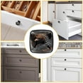 thumbnail image 6 of 4 Pcs Cabinet Handle Drawer Pulls Unique Pangolin Knobs with Screws Square Furniture Office Cabinet Knob Decoration, 6 of 7
