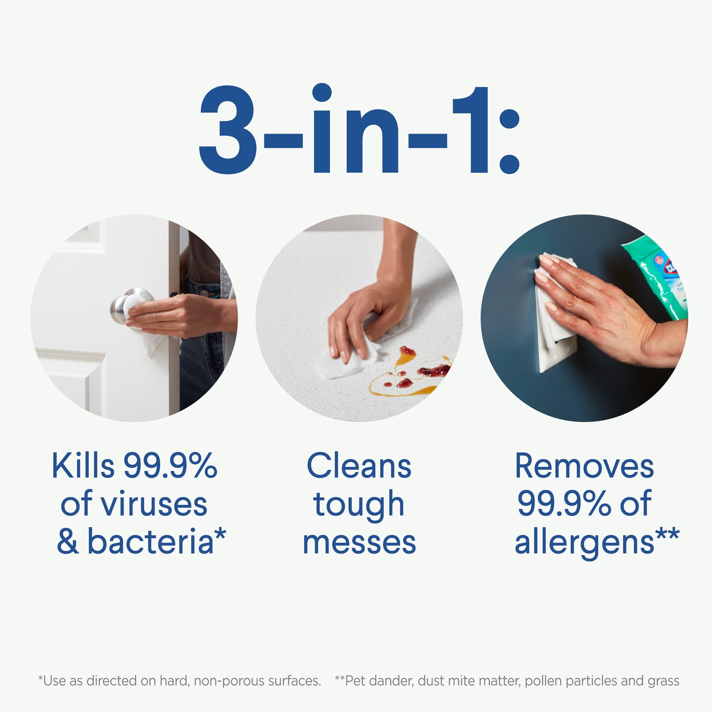 The Clorox 130890 9 Count Clorox Disinfecting Wipes - Pack of 12