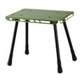 thumbnail image 2 of Almencla Table de Camping Tabouret de Camp Robuste Portable pour Voyage Concert Randonnée Vert, 2 of 8