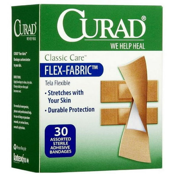 CURAD Flex-Fabric Bandages Brown Yes