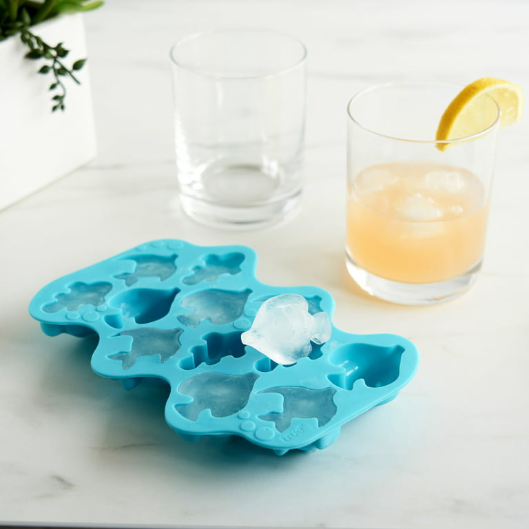 True Zoo Snowflake S Ilicone Ice Cube Tray, Novelty Ice Mold, Large Ice Cube  Mold, Makes 12 Ice Cubes, Snow Ice Tray, Blue, Set Of 1, Gagets