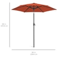 Best Choice Products 7.5ft HeavyDuty Outdoor Market Patio Umbrella w