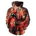 thumbnail image 3 of Sudadera con capucha con estampado 3D de Marvel Spider-Man Deadpool, moda para deportes al aire libre, hip-hop, informal, de manga larga para hombre, 3 of 5